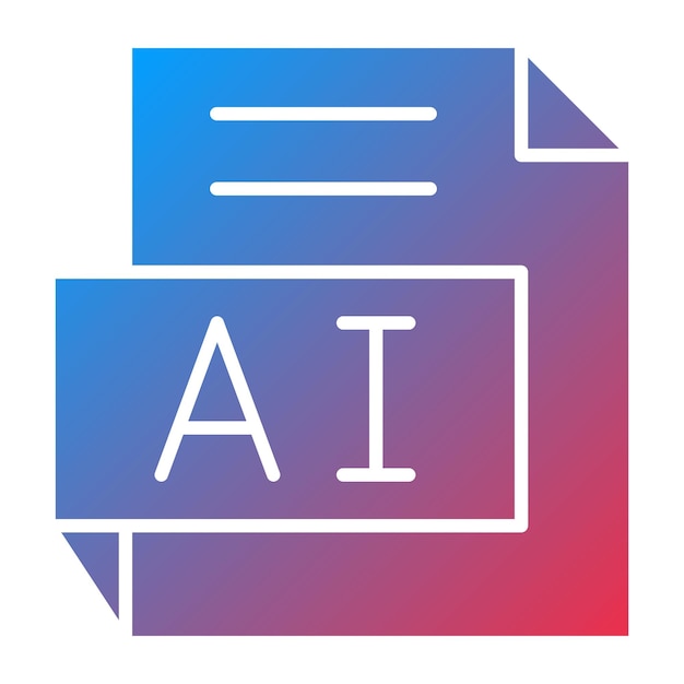 Vectorontwerp AI Icon Style
