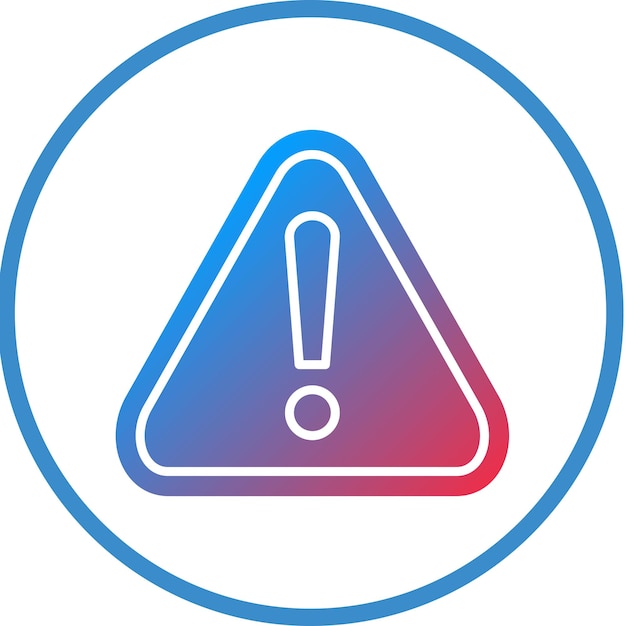 Vectorontwerp Alert Icon Style