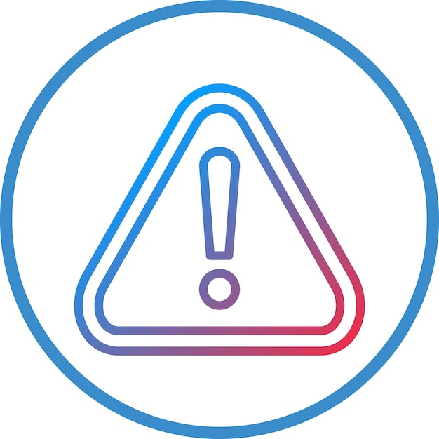 Vectorontwerp Alert Icon Style