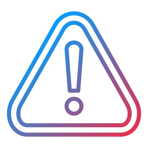 Vectorontwerp Alert Icon Style