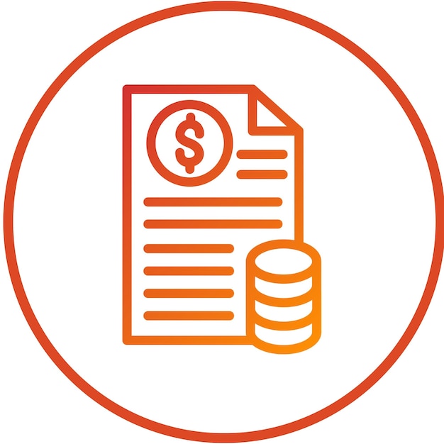 Vectorontwerp Algemene Ledger Icon Stijl