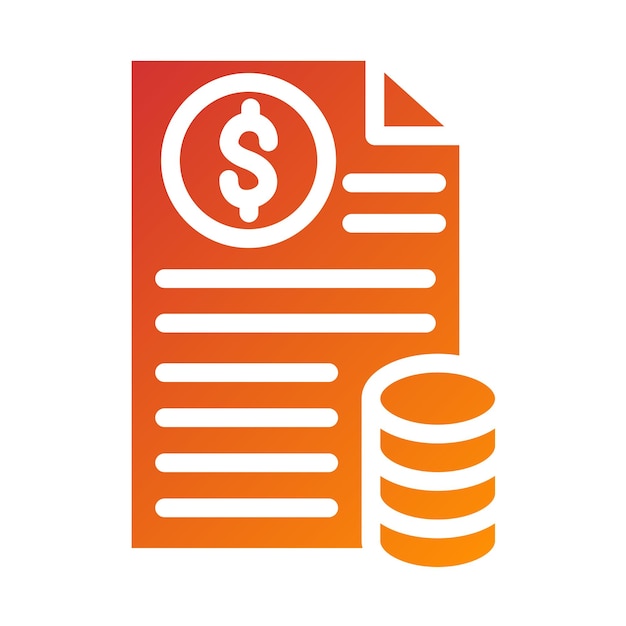 Vectorontwerp Algemene Ledger Icon Stijl