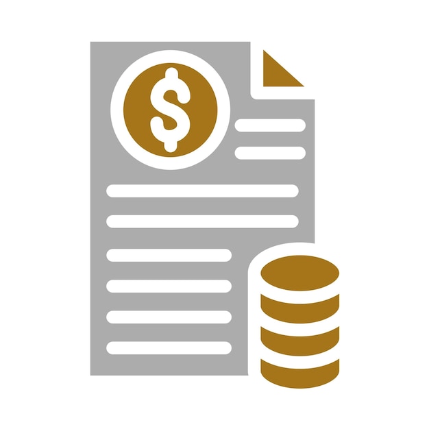 Vectorontwerp Algemene Ledger Icon Stijl