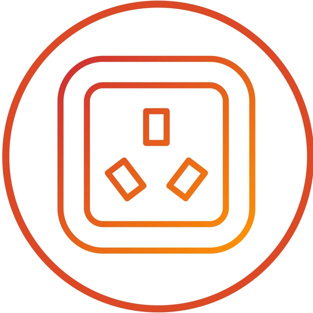 Vectorontwerp AM Socket Icon Style