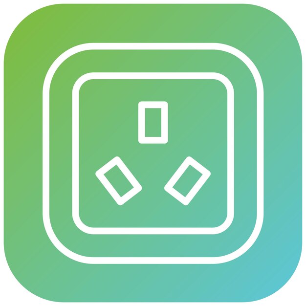Vectorontwerp AM Socket Icon Style