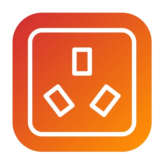 Vectorontwerp AM Socket Icon Style