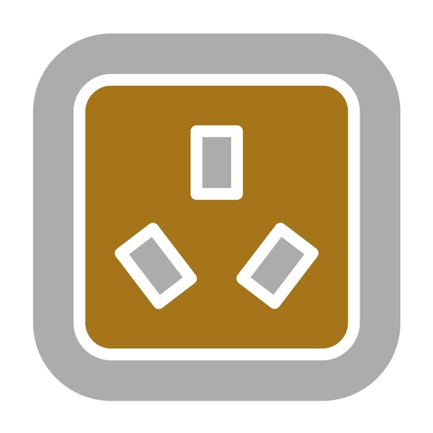 Vectorontwerp AM Socket Icon Style