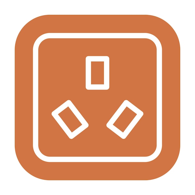 Vectorontwerp AM Socket Icon Style