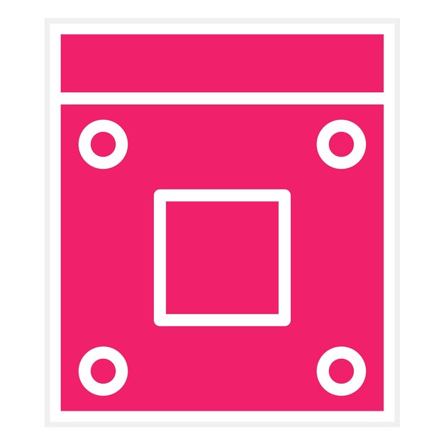 Vectorontwerp AM4 Socket Icon Style