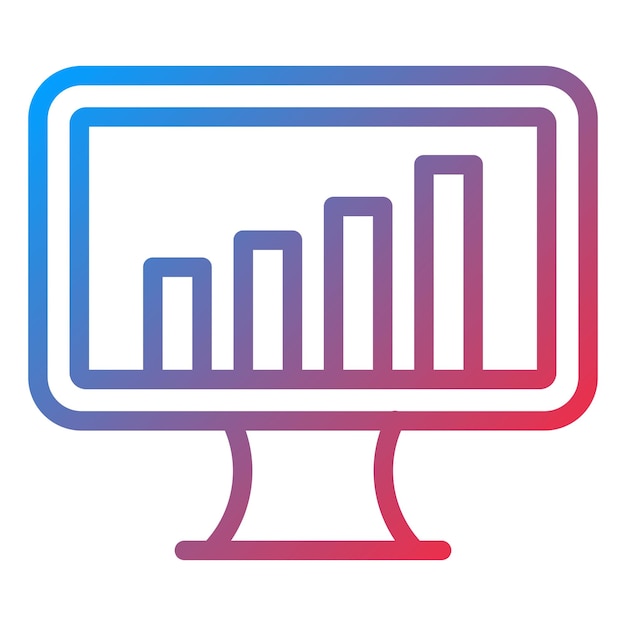 Vectorontwerp Analytics Icon Style