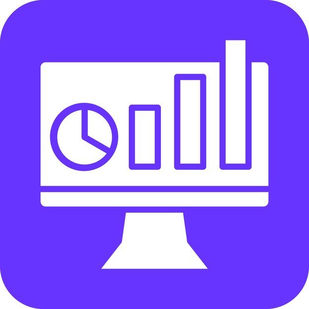 Vectorontwerp Analytics Icon Style