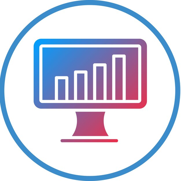 Vectorontwerp Analytics Icon Style