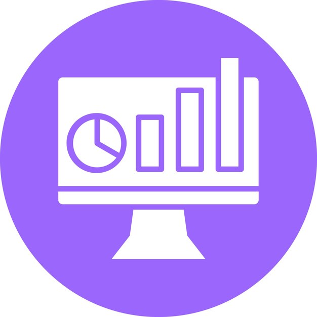 Vectorontwerp Analytics Icon Style