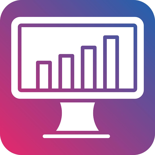 Vectorontwerp Analytics Icon Style