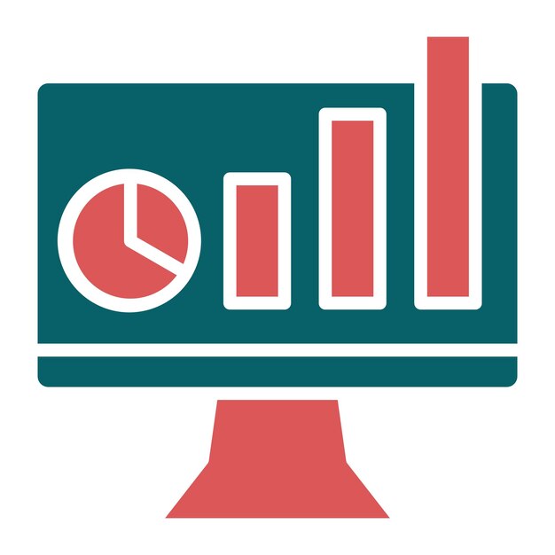 Vectorontwerp Analytics Icon Style