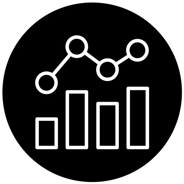 Vectorontwerp Analytics Icon Style