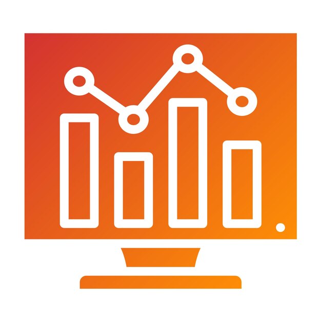 Vectorontwerp Analytics Icon Style