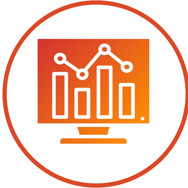 Vectorontwerp Analytics Icon Style