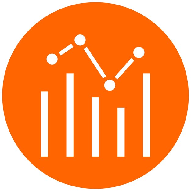 Vectorontwerp Analytics Icon Style