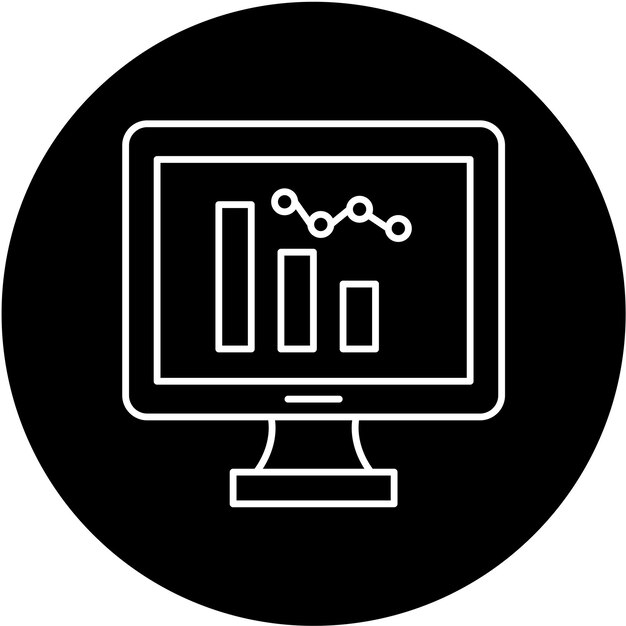 Vectorontwerp Analytics Icon Style
