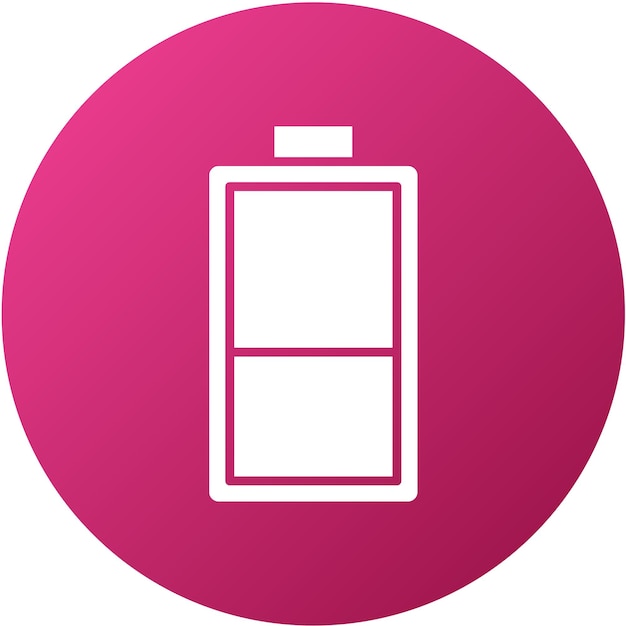 Vectorontwerp Android Battery Icon Style