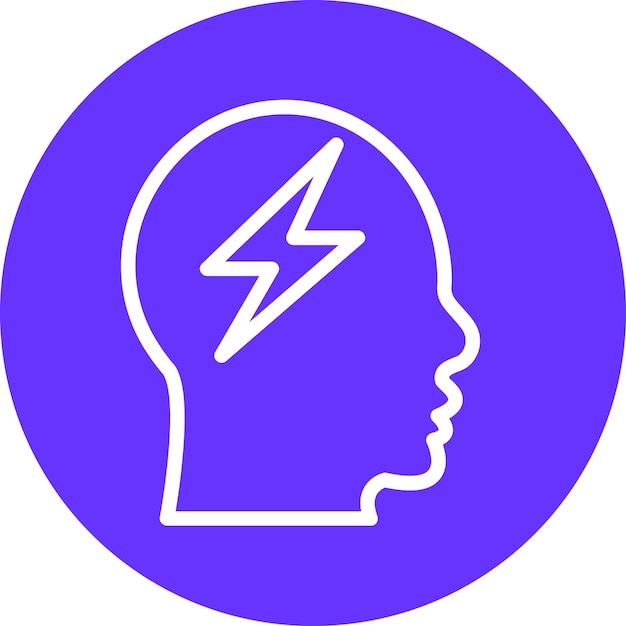 Vectorontwerp Anxiety Icon Style