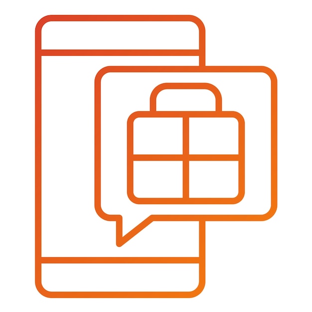 Vectorontwerp App Store Icon Stijl