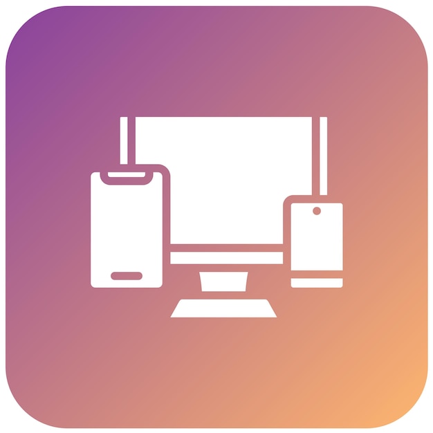 Vectorontwerp Apparaten Icon Stijl