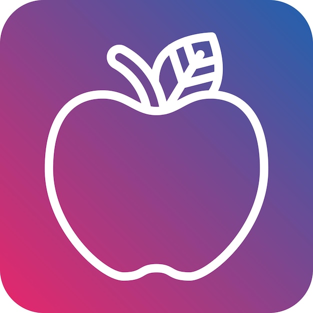 Vectorontwerp Apple Icon Style