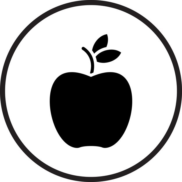 Vectorontwerp Apple Icon Style