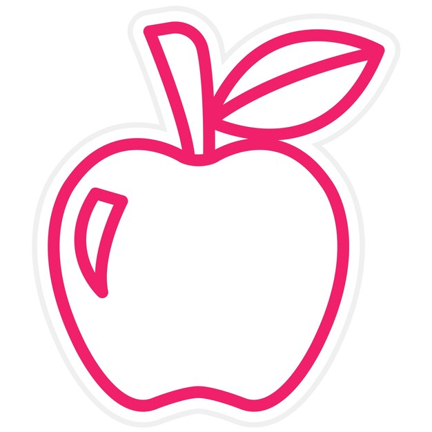 Vectorontwerp Apple Icon Style