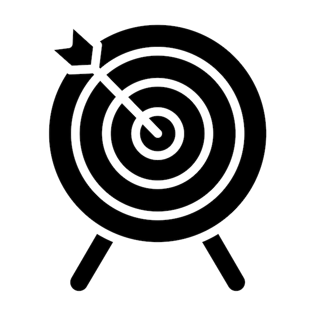 Vectorontwerp Archery Icon Style