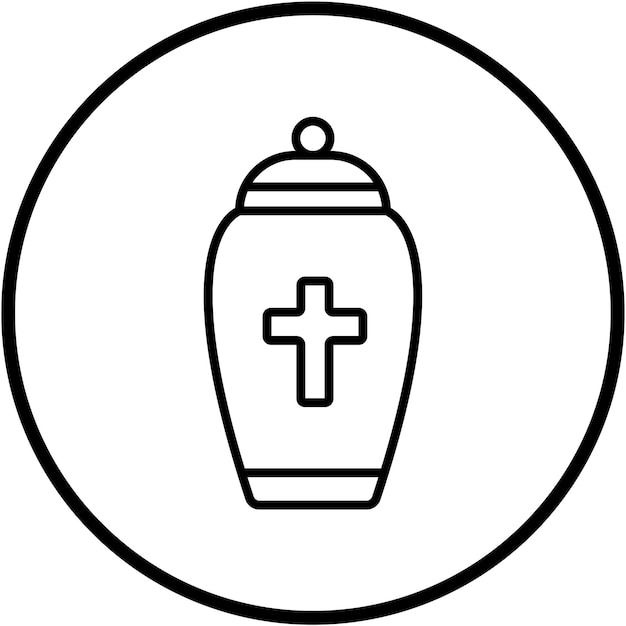 Vectorontwerp Ashes Icon Style