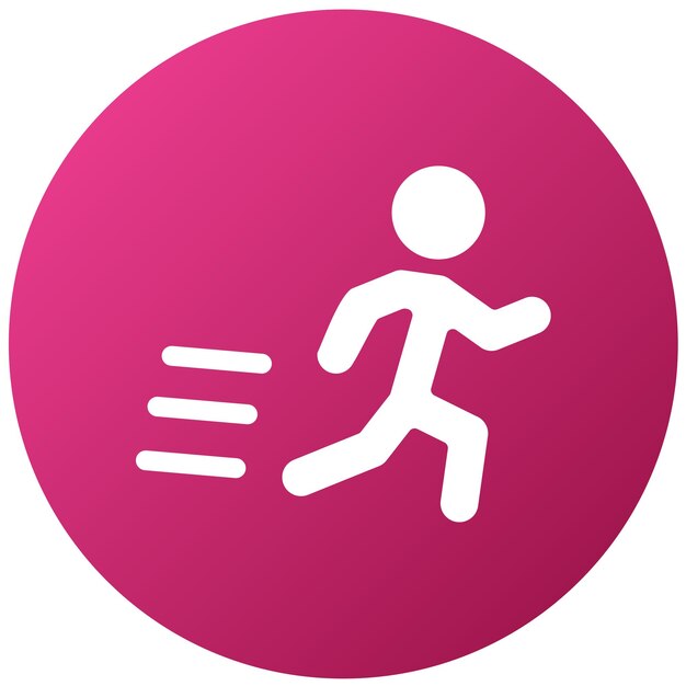 Vectorontwerp Atleet Icon Style