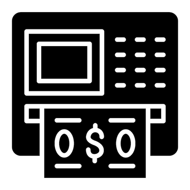 Vectorontwerp Atm Icon Style
