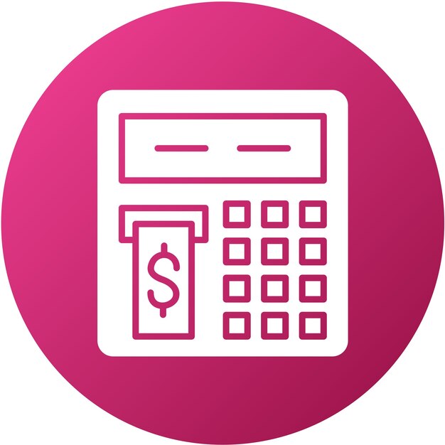Vectorontwerp Atm Icon Style
