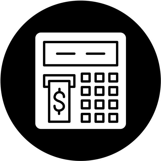 Vectorontwerp Atm Icon Style