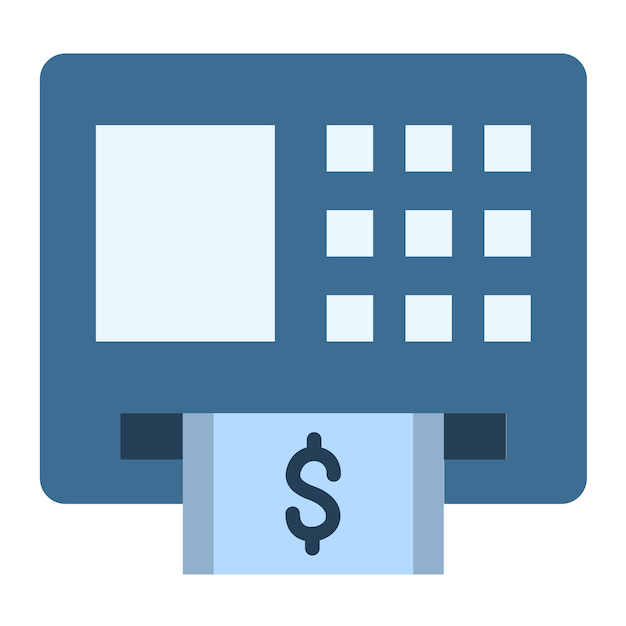 Vectorontwerp Atm Icon Style