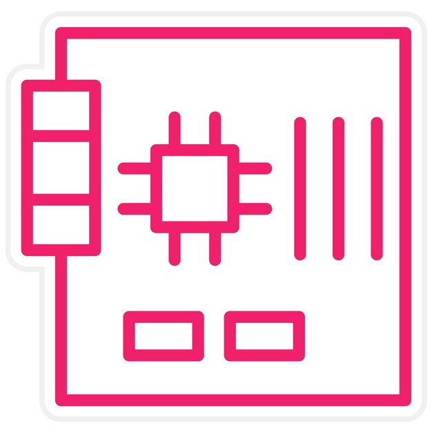 Vectorontwerp ATX Icon Style