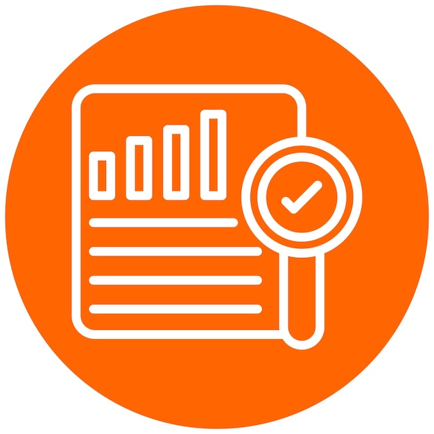 Vectorontwerp Auditing Icon Style
