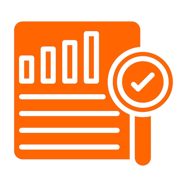 Vectorontwerp Auditing Icon Style