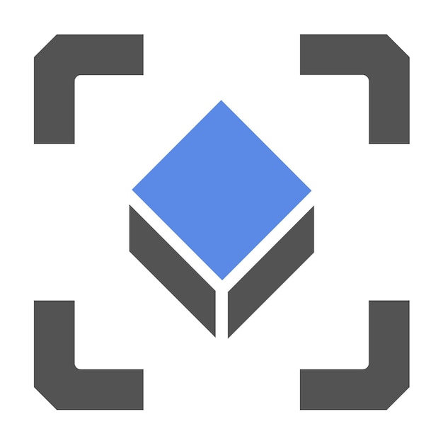 Vectorontwerp Augmented Reality Icon Style
