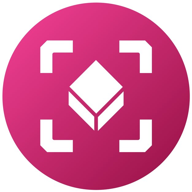 Vectorontwerp Augmented Reality Icon Style