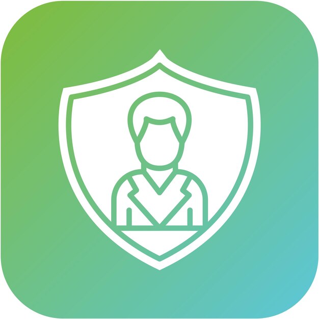 Vectorontwerp Authenticatie Icon Style