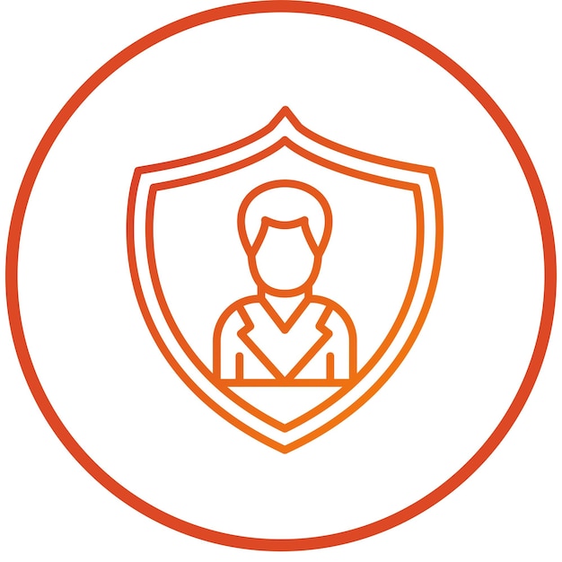 Vectorontwerp Authenticatie Icon Style