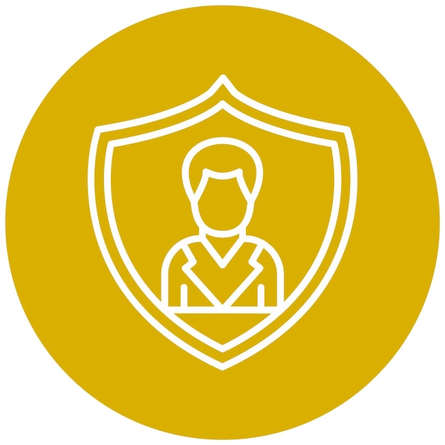 Vectorontwerp Authenticatie Icon Style