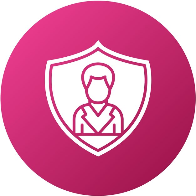 Vectorontwerp Authenticatie Icon Style