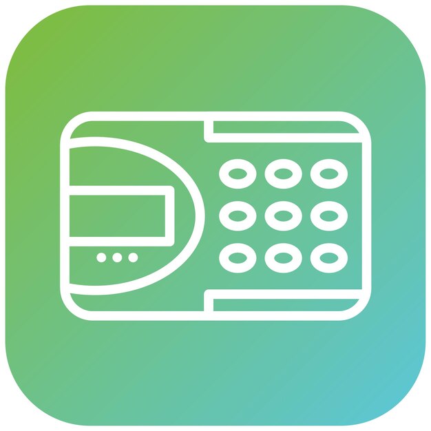 Vectorontwerp Auto Dialer Icon Style