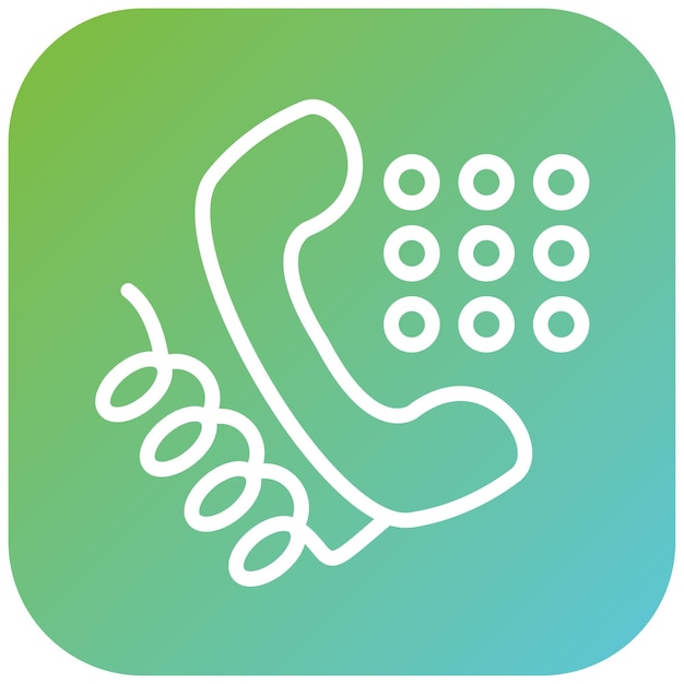 Vectorontwerp Auto Dialer Icon Style