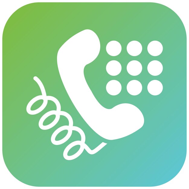 Vectorontwerp Auto Dialer Icon Style